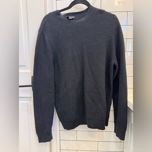COS Men's Dark Gray Crewneck Sweater